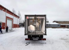3D vehicle wrap design. 3D реклама крепежа компании "ОПМ". Задний борт. г.Санкт-Петербург. 2022 г.