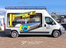 3D реклама на автомобилях помпании ООО «Крановое оборудование». г.Троицк. 2016 год.